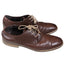 Steve Madden Shoes Oxford Mens Size 9.5 Brown Leather Casual Dress Lace Up