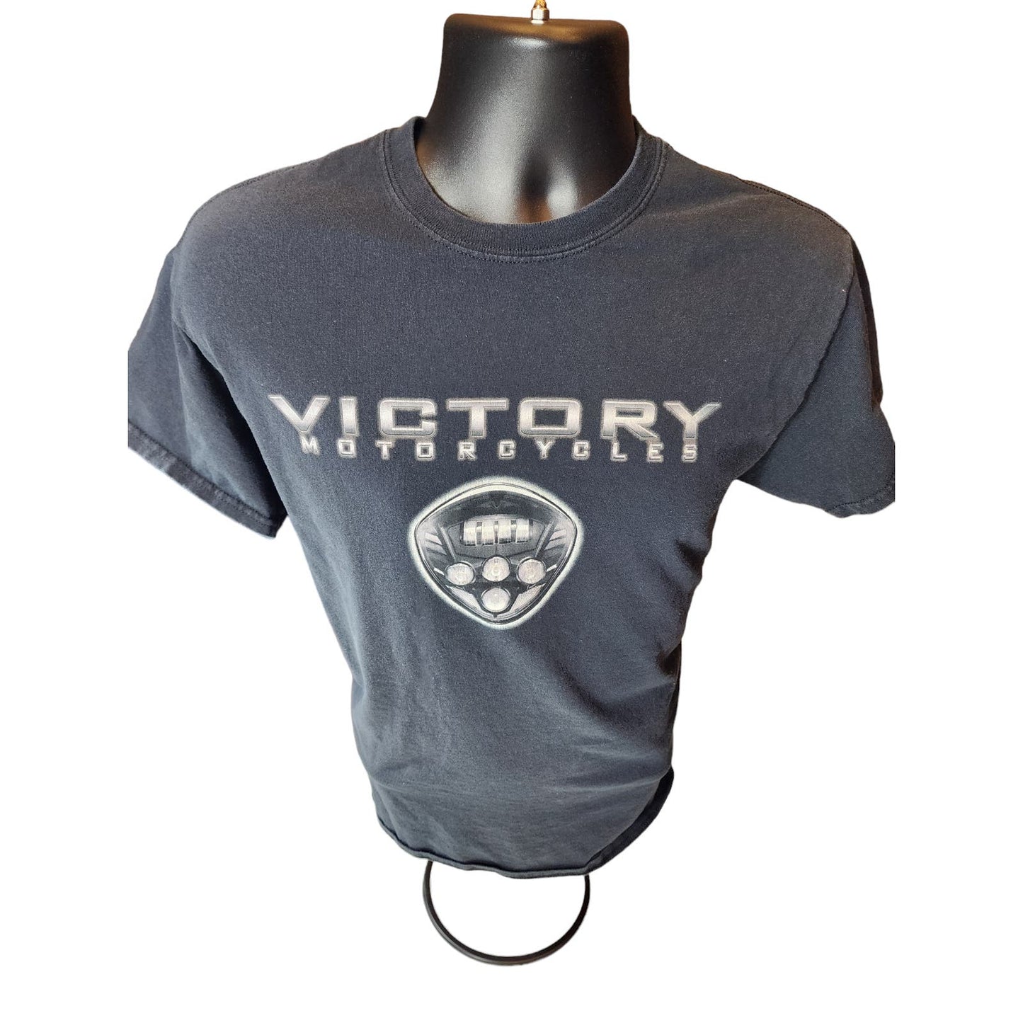 Victory Motorcycle Hammer T Shirt Mens Medium Graphic Tee Biker Vintage Retro