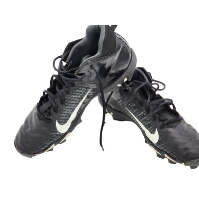 Nike Alpha Menace Shark 3 Football Cleats Mens Size 13 Black White FastFlex