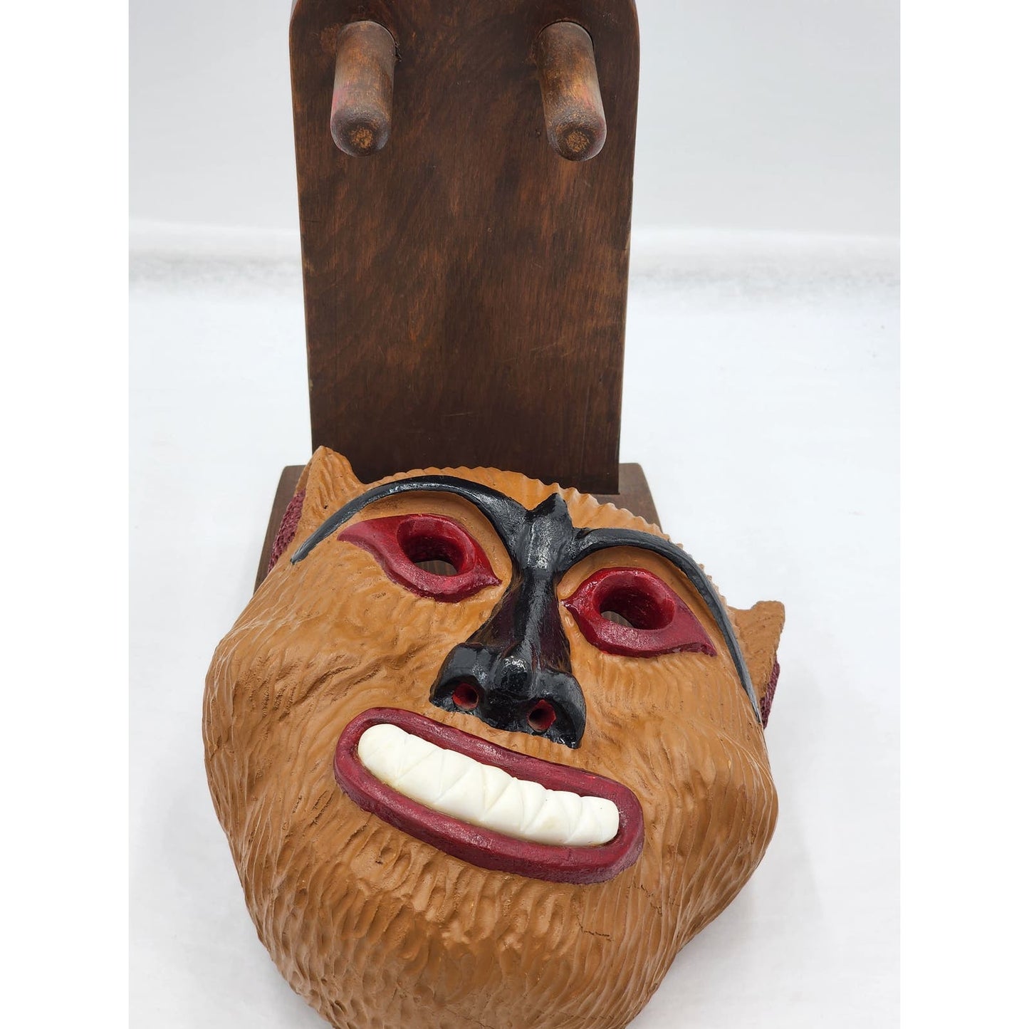 Haida Shaman Bear Spirit Mask Medicine Man Chilkat Signed Kent Quesnell 1986