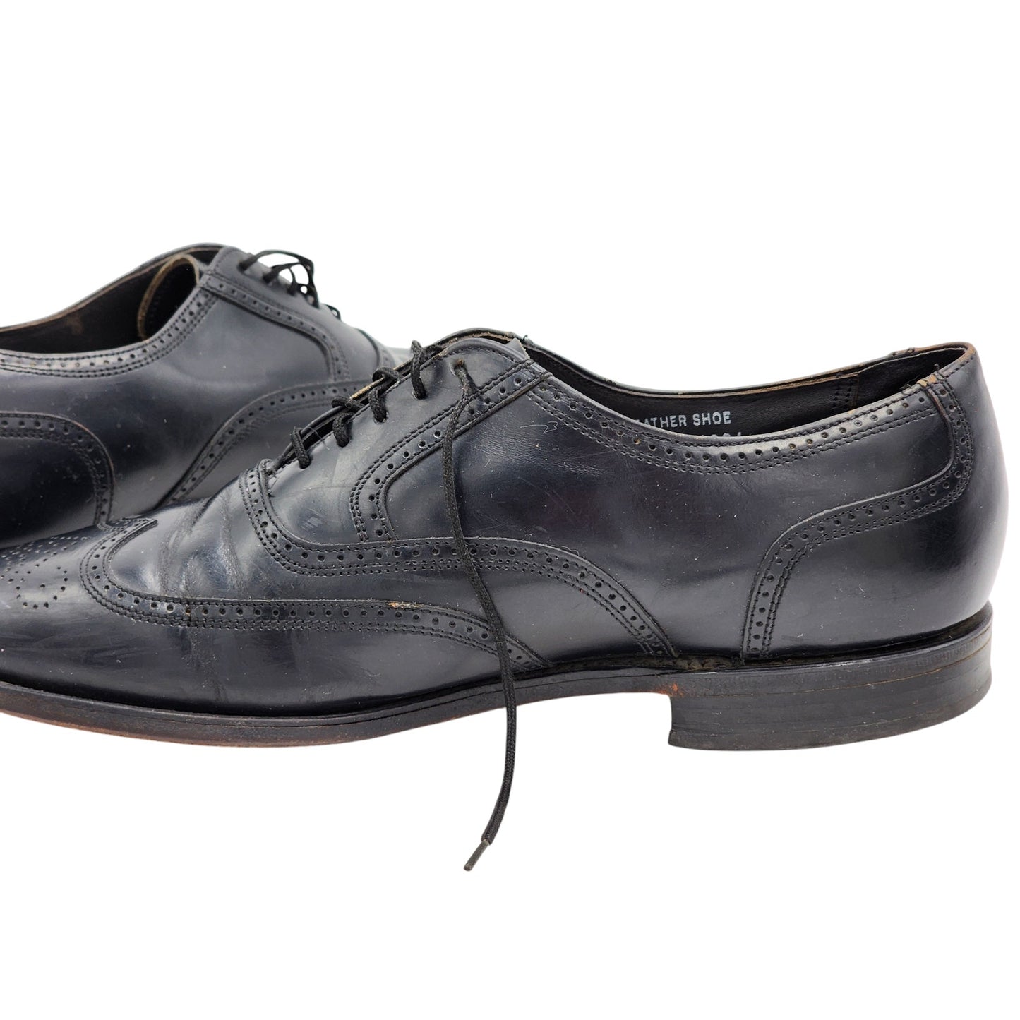 Hanover Masterflex Dress Shoes Wingtip Oxfords Leather Mens 10.5 Vintage Classic