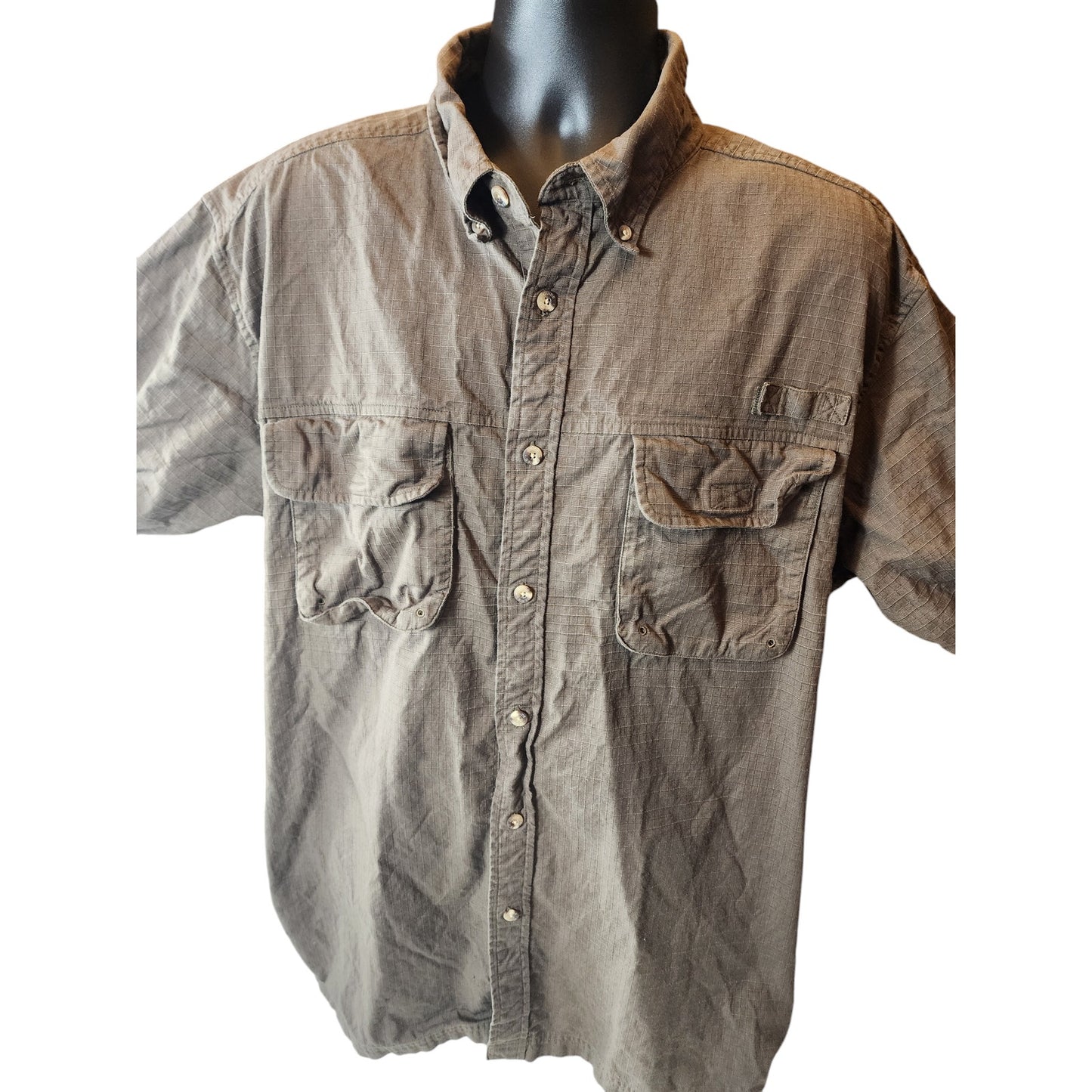 Guide Series Hunting Shirt Mens XXL Embroidered Deer Short Sleeve Outdoor Rugged