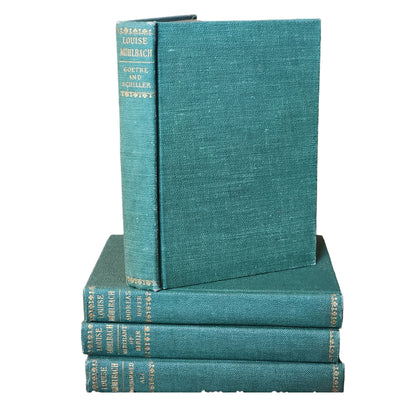 Works of Louise Muhlbach 4 Volume Mohammed Ali Merchant Andreas Goethe Vintage