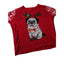 Absolutely Famous Ugly Christmas Sweater Womens XL Festive Pug Snowflake Holiday