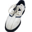 FootJoy Golf Shoes Mens Size 9M White Blue Leather Spiked Cleats Lace Up 98337