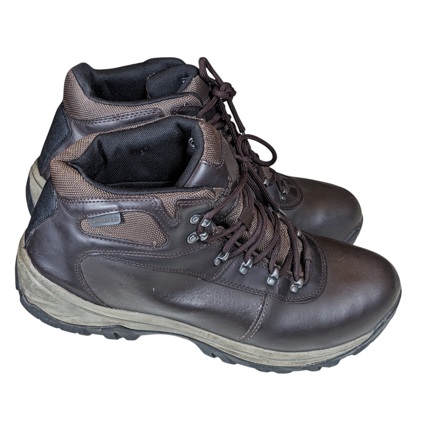 Ozark Trail Hiking Boots Mens 13 Leather Durable Waterproof Adventure Rugged