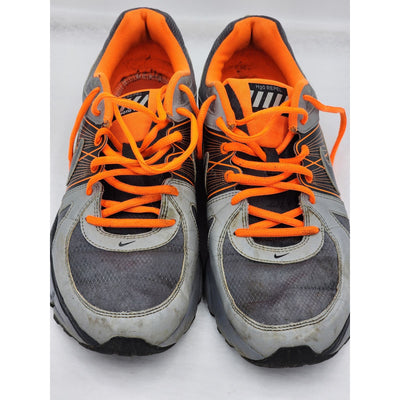 Nike Air Mens Moto 9 H20 Repel Lace Up Sneakers Sports Shoes Orange Gray Size 12