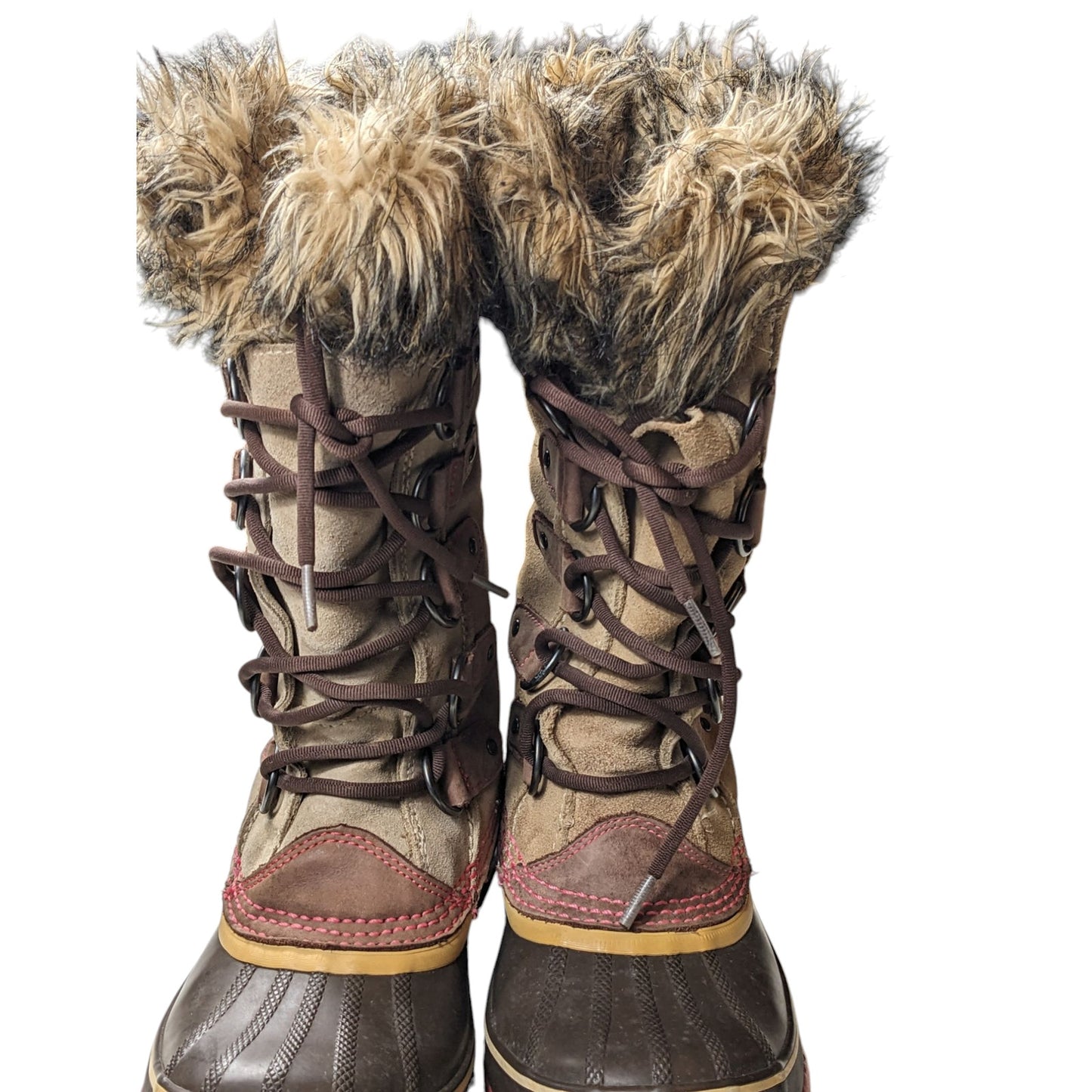 Sorel Boots Womens 7 Joan of Arctic Snow Winter Faux Fur Waterproof NL1540-254