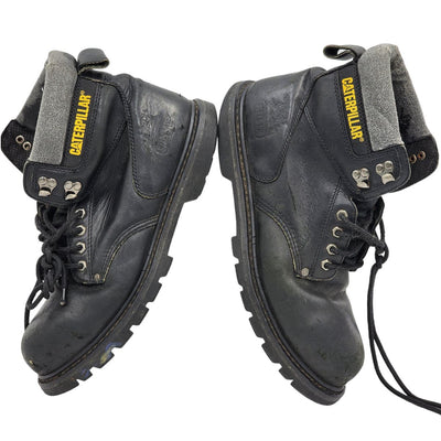 Caterpillar Boots Mens 12 Walking Machines Steel Toe Oil Resistant Heavy Duty