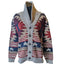 American Rag Sweater Mens Medium Cardigan Americana Patriotic Grandpa Western