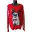 Absolutely Famous Ugly Christmas Sweater Womens XL Festive Pug Snowflake Holiday