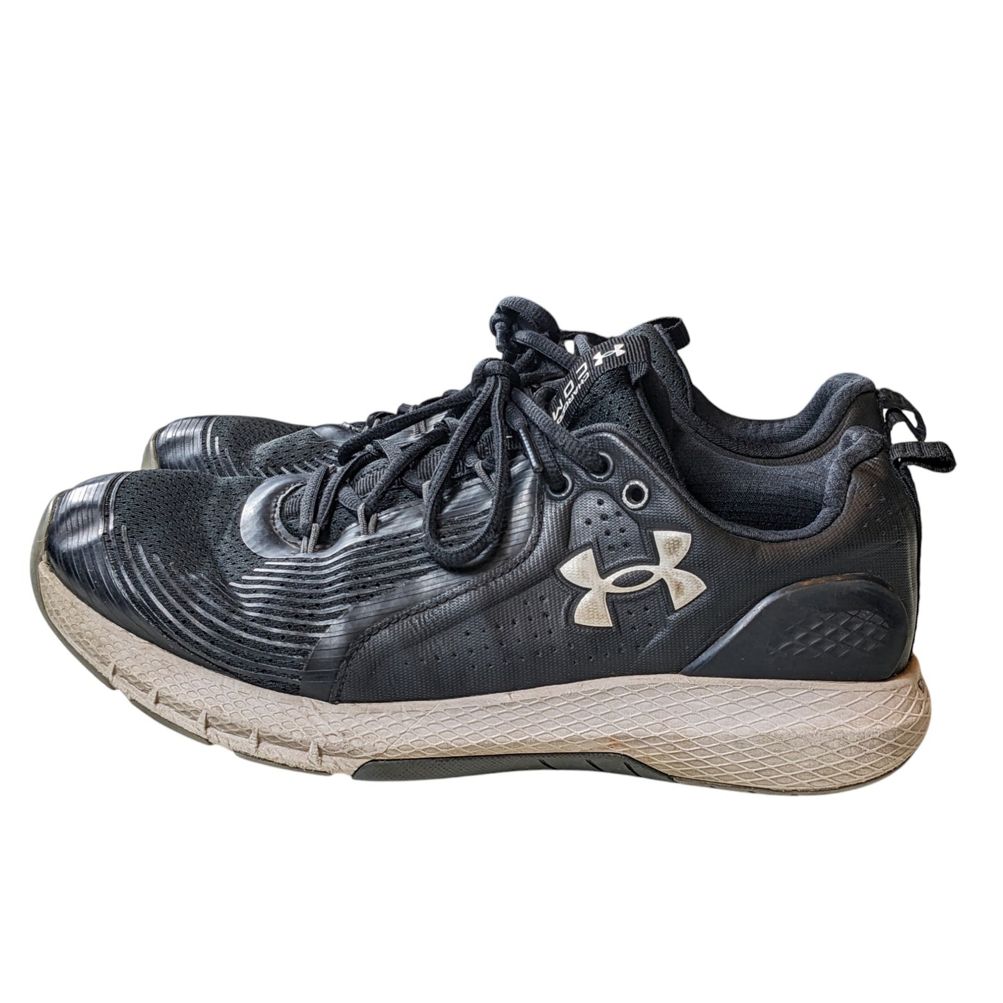 Under Armour Training Shoes Men 9.5 Charged Cushioning Athletic Workout Sneakers