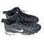 Nike Shoes Cleats Mens Size 9.5 Land Shark Mid Football Black Sports 313398-011