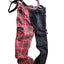 Hot Topic HT Denim Stinger Jeans Men 32x30 Split Leg Red Y2K Punk Goth Suspender