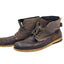 Vintage Levis Boots Mens 13 Brown Leather Canvas Lace Up Rugged Workwear 51657