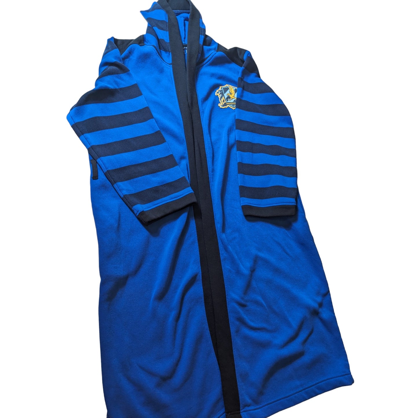 Harry Potter Ravenclaw Bath Robe Large Hooded Wizard Cosplay Costume Loungewear