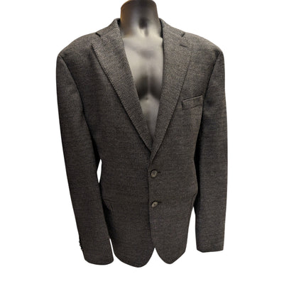 Kenneth Cole AWEARNESS Suit Blazer Slim Fit Charcoal Gray Mens 46R Wool 77219