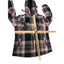 Legendary Whitetails Hooded Flannel Jacket Women Small Sherpa Lined Plaid Fleece