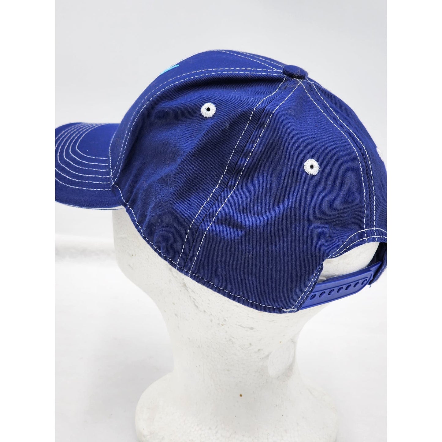 Cowboy Hardware Mess With Bull You Get Horn Hat Blue Cotton Snapback Trucker Cap