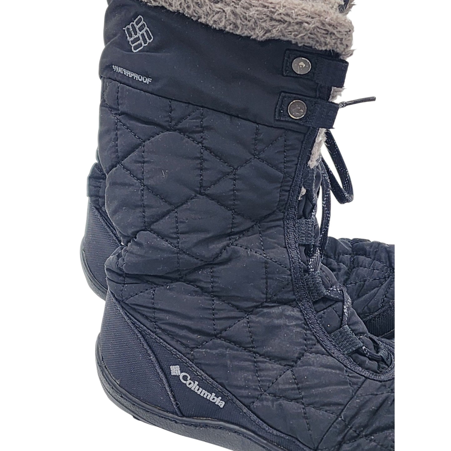 Columbia Boots Womens 8 Minx Mid II Omni Heat Waterproof Winter 200g BL1585-010