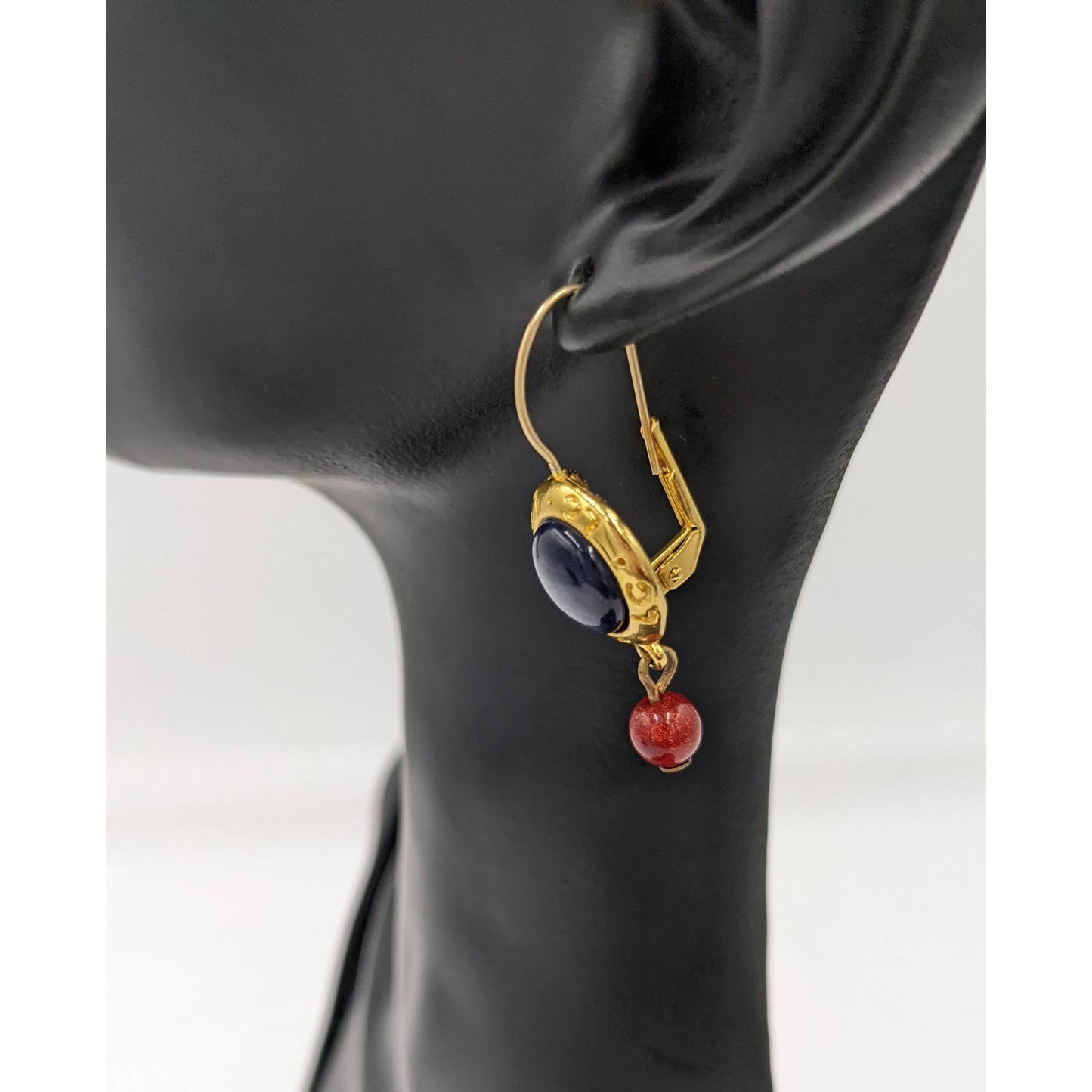 Dangle Drop Earrings Women Black Red Elegant Classy Cute Set Fashion Jewelry