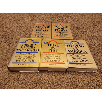 A Peoples History United States By Page Smith Vol 1,2,3,5,7 Historical Vintage