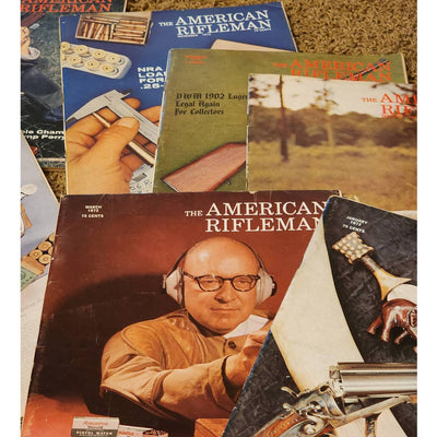 1972 The American Rifleman Magazine Lot 12 Vintage American History Hunting NRA