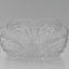 Vintage Glass Square Crystal Dish Flower Petal Centerpiece Serving Bowl Candy