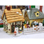 Vintage Christmas Village 12PC Building Church Bakery General Store People W/Box