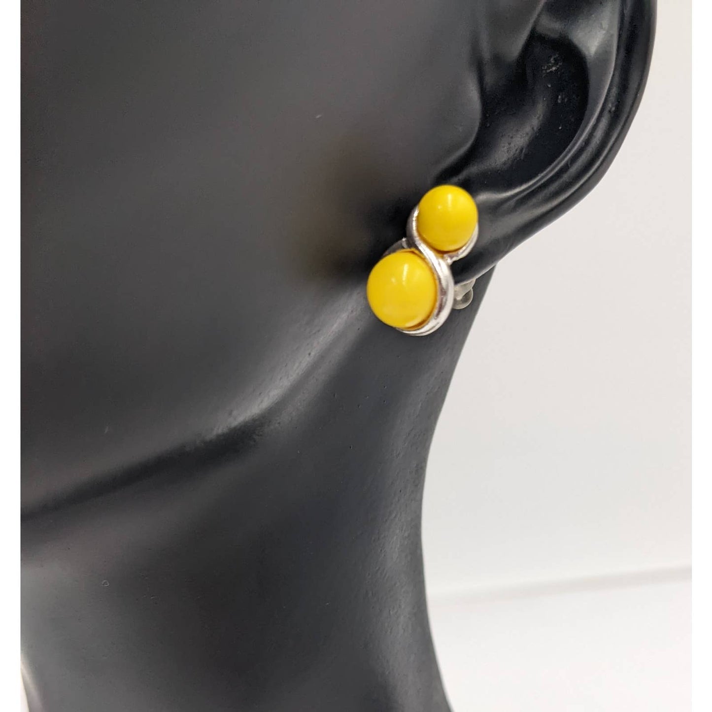 Yellow Stud Earrings For Women Classy Cute Set Fashion Jewelry