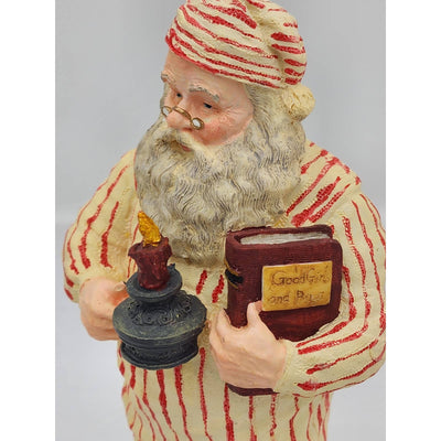 Dept 56 Santa Figurine Good Girls Boys Bedtime Christmas Holiday Decor 9"