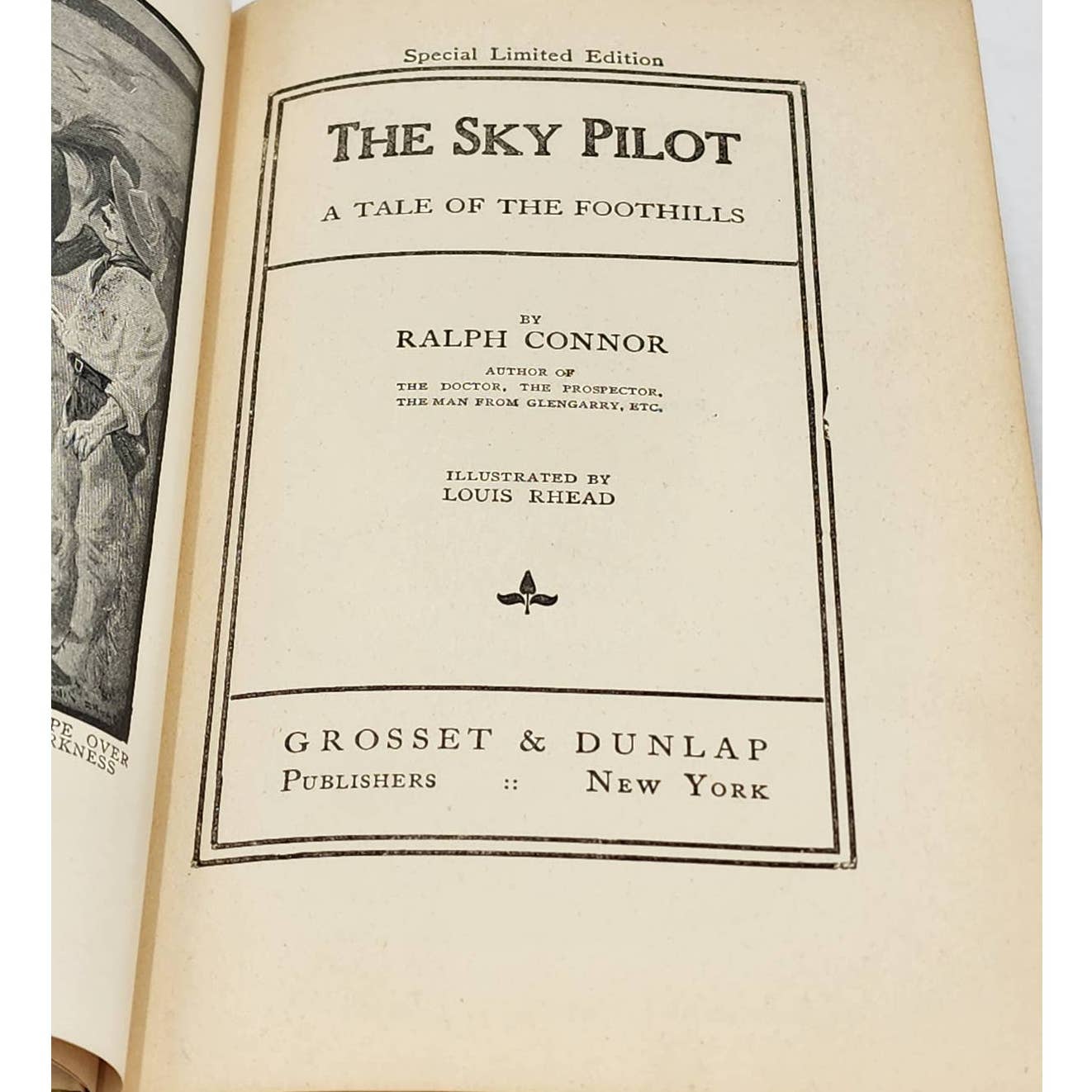 The Sky Pilot By Ralph Connor Tale Of The Foothills Special Limited Edition 1899