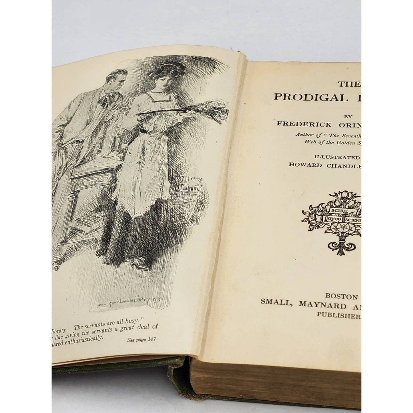 The Prodigal ProTem By Frederick Orin Bartlett Illustrated Antiquarian 1910