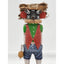 Kachina Hopi Signed Grover Mocking Kachina Kwikwilyaka Native American Carved 8"