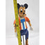 Rare Disney Mickey Mouse Marionette Puppet On Stand Vintage Collectible Wood 17"