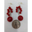 Dangle Drop Earrings Women Red Fashion Dazzling Elegant Classy Fashion Jewelry