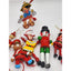 Christmas Tree Ornaments Lot Pinocchio Nutcracker 9 pieces Vintage 1988