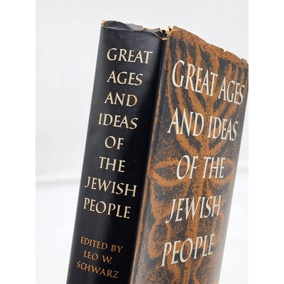 Great Ages Ideas Of The Jewish People By Leo Schwarz First Printing Vintage 1956