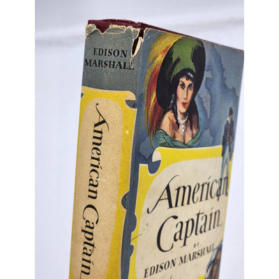 American Captain By Edison Marshall Historical Adventure Seafaring Vintage 1954