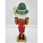 Nutcracker Drummer Vintage Christmas Collectible Decor Green Hat Feather 14"