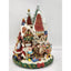 Fitz And Floyd Christmas Santa Magic Workshop Centerpiece Vase Cookie Jar 14"