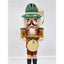 Nutcracker Drummer Vintage Christmas Collectible Decor Green Hat Feather 14"