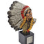 Chilmark Pewter Sculpture Sitting Bull Signed Joe Slockbower Indian Bust 41/750