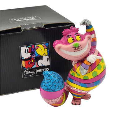 Disney Britto Alice in Wonderland Cheshire Cat Pop Art Collectible 4051799 Box