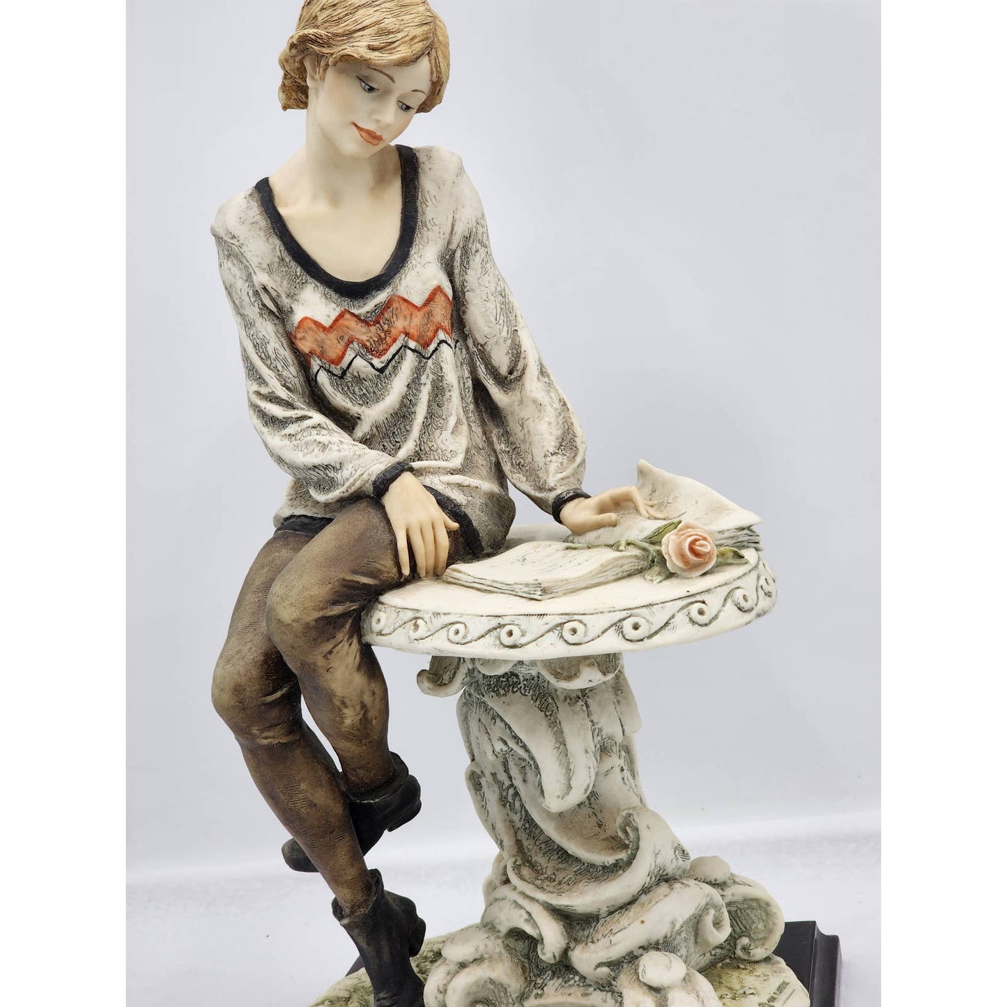 Giuseppe Armani Poetry Sculpture Figurine 0231C Florence Italy In Love Romantic