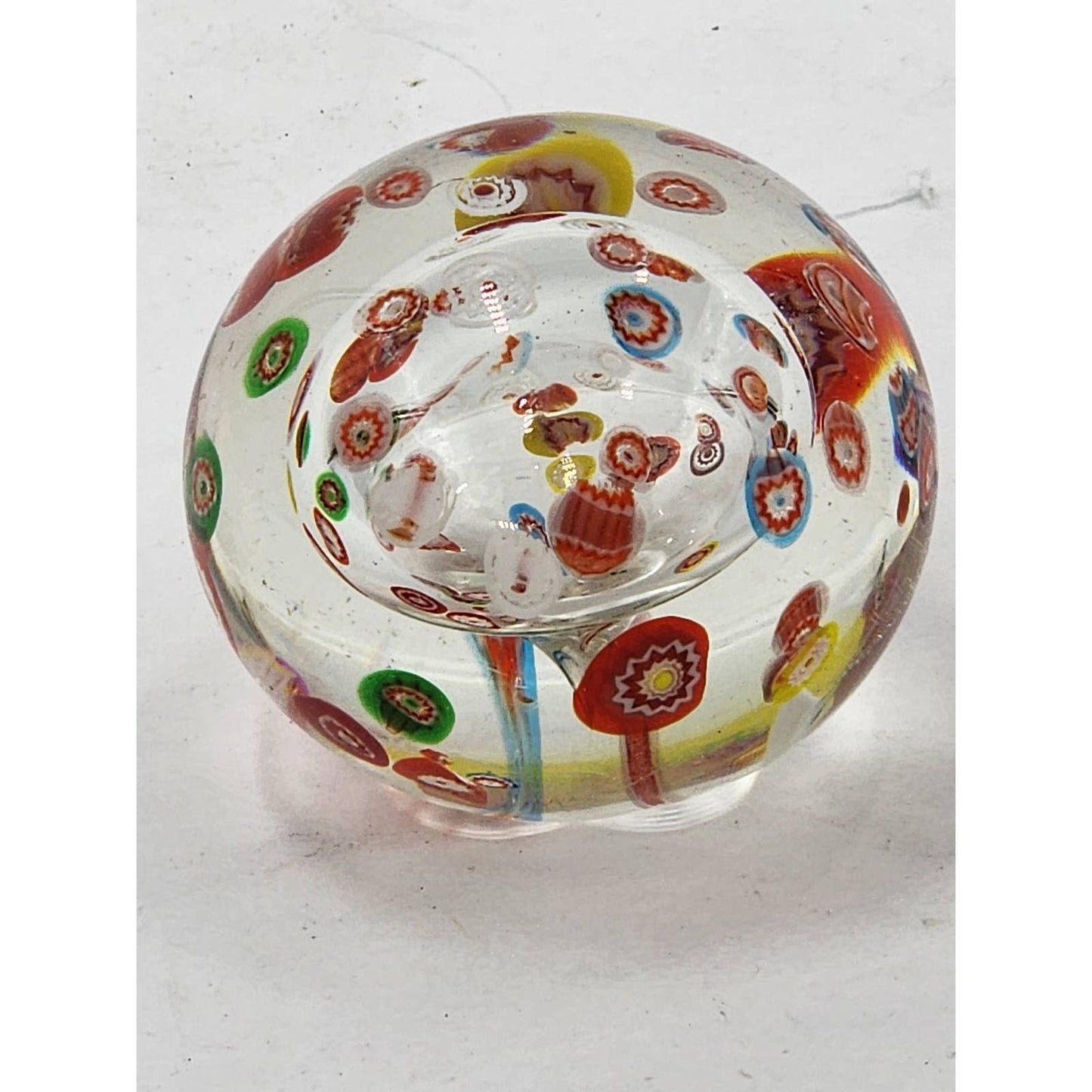 Paperweight Art Glass Multi Colored Balloons Vintage Bookshelf Home Office Decor