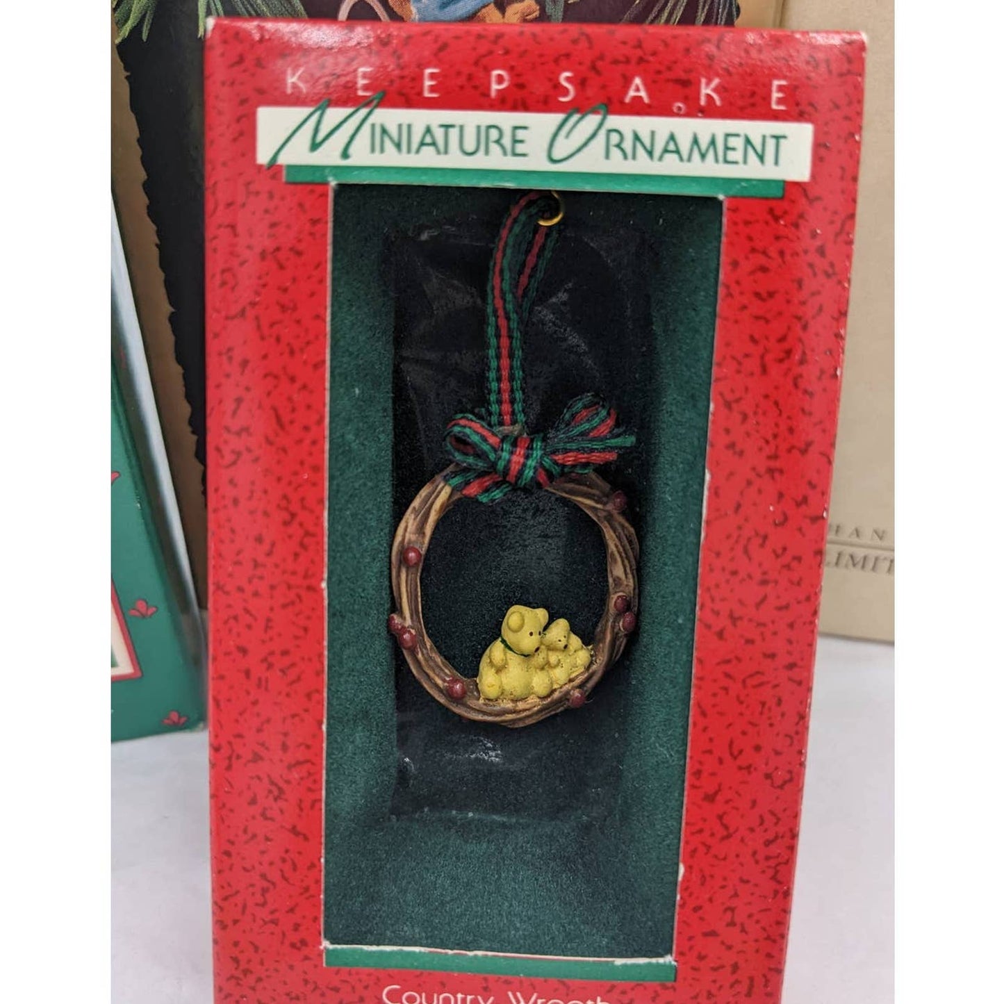 Hallmark Ornament Lot Bundle Keepsake Reindeer Christmas Holiday Mouse Vintage