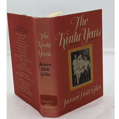 Kinta Years By Janice Holt Giles Vintage First Printing Childhood Biography 1973