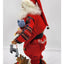 Vintage Christmas Santa Figurine Painter Palette Toys Reindeer Handcrafted 18"