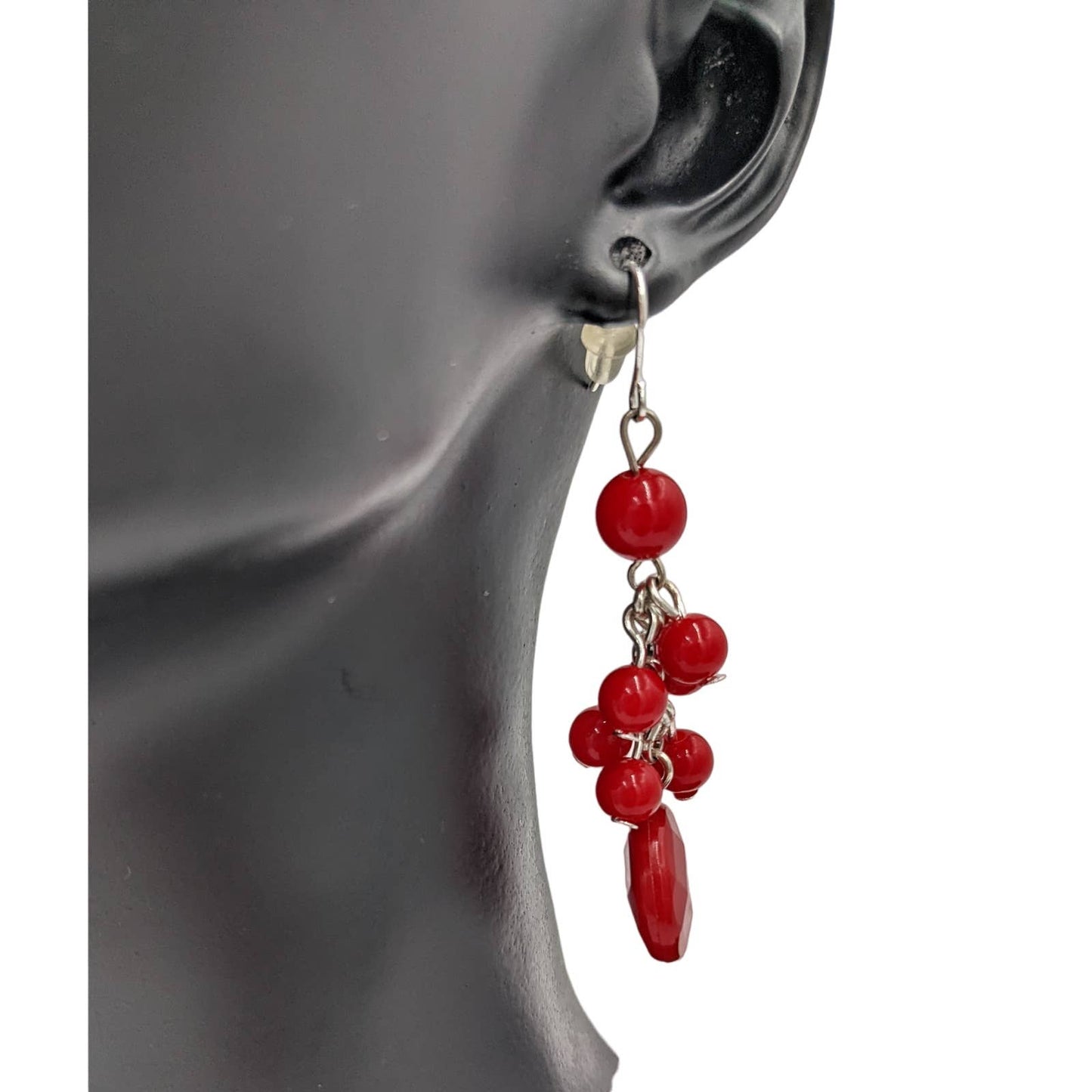 Dangle Drop Earrings Women Red Fashion Dazzling Elegant Classy Fashion Jewelry